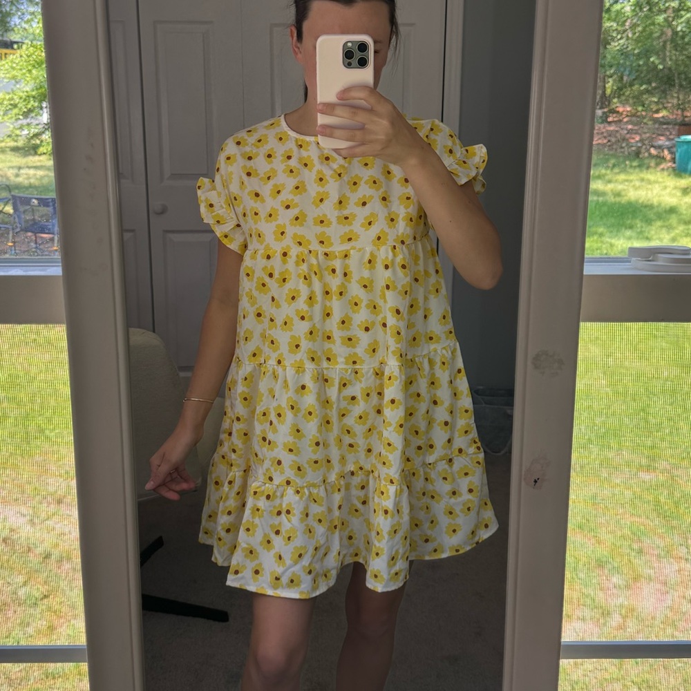 Floral mini dress